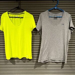 Two Under Armour Tops - Size XL